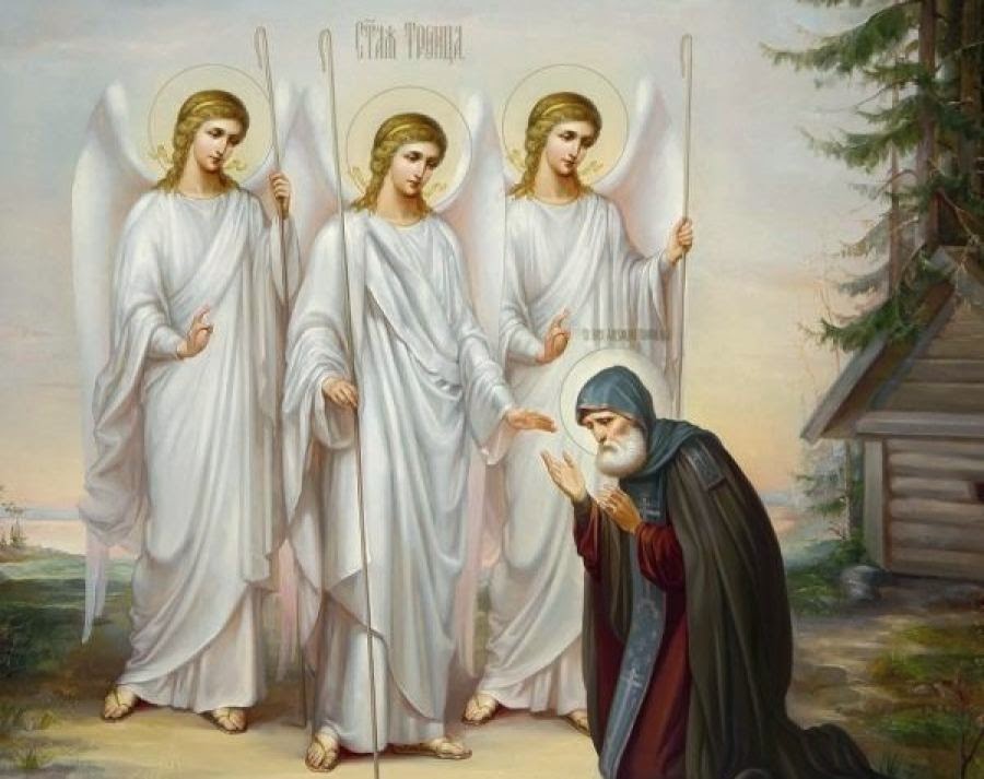 Η εμφάνιση της Αγίας Τριάδος στον Άγιο Αλέξανδρο του Σβιρ